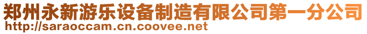 鄭州永新游樂設備制造有限公司第一分公司