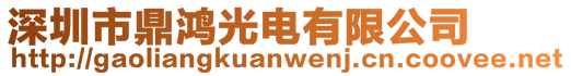 深圳市鼎鴻光電有限公司