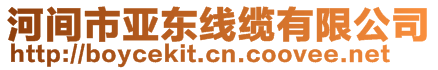 河間市亞東線纜有限公司