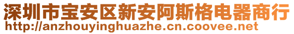 深圳市寶安區(qū)新安阿斯格電器商行