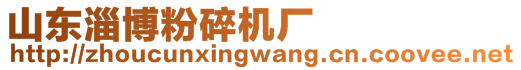 山東淄博粉碎機(jī)廠