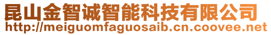 昆山金智誠智能科技有限公司