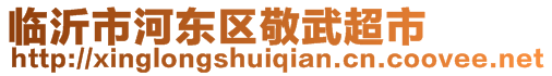 临沂市河东区敬武超市