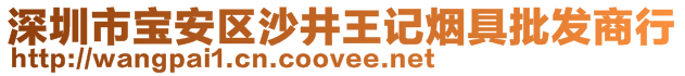 深圳市寶安區(qū)沙井王記煙具批發(fā)商行