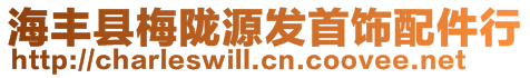 海豐縣梅隴源發(fā)首飾配件行