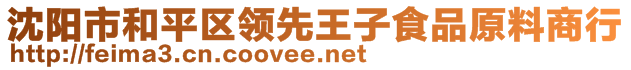 沈陽市和平區(qū)領(lǐng)先王子食品原料商行