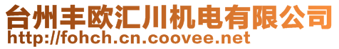 臺州豐歐匯川機電有限公司