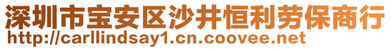 深圳市寶安區(qū)沙井恒利勞保商行