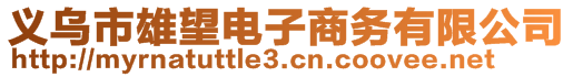 义乌市雄望电子商务有限公司