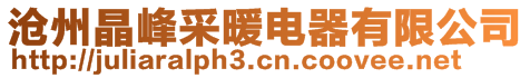 滄州晶峰采暖電器有限公司