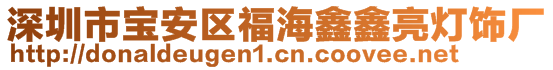 深圳市寶安區(qū)福海鑫鑫亮燈飾廠