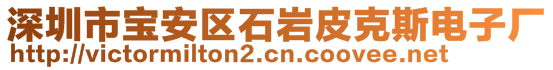 深圳市寶安區(qū)石巖皮克斯電子廠
