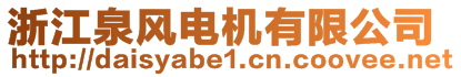 浙江泉風(fēng)電機(jī)有限公司