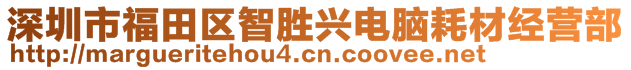 深圳市福田區(qū)智勝興電腦耗材經(jīng)營(yíng)部