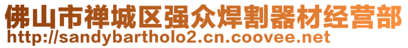佛山市禪城區強眾焊割器材經營部