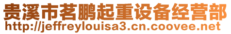 貴溪市茗鵬起重設備經營部