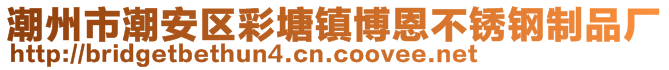 潮州市潮安区彩塘镇博恩不锈钢制品厂