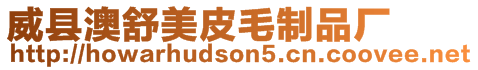 威縣澳舒美皮毛制品廠
