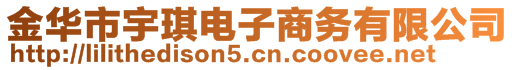 金华市宇琪电子商务有限公司