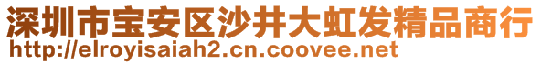 深圳市宝安区沙井大虹发精品商行