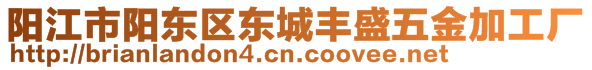 陽江市陽東區(qū)東城豐盛五金加工廠