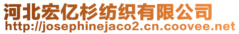 河北宏億杉紡織有限公司