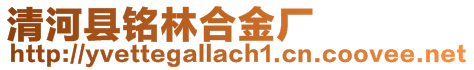 清河縣銘林合金廠