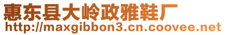 惠東縣大嶺政雅鞋廠