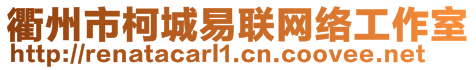 衢州市柯城易聯(lián)網(wǎng)絡(luò)工作室