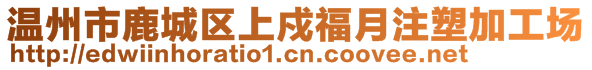 温州市鹿城区上戍福月注塑加工场