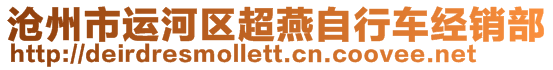 滄州市運河區(qū)超燕自行車經(jīng)銷部