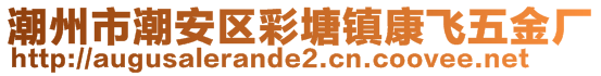 潮州市潮安區(qū)彩塘鎮(zhèn)康飛五金廠