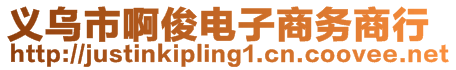 義烏市啊俊電子商務(wù)商行