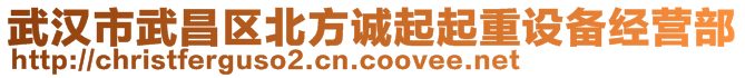 武漢市武昌區北方誠起起重設備經營部