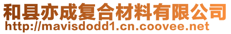 和縣亦成復合材料有限公司