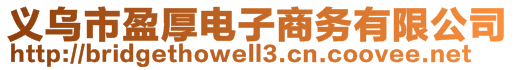 义乌市盈厚电子商务有限公司