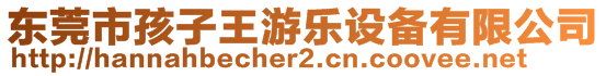 東莞市孩子王游樂設(shè)備有限公司