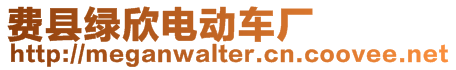 費縣綠欣電動車廠