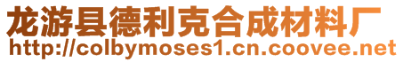 龍游縣德利克合成材料廠