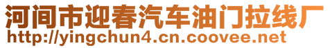 河間市迎春汽車油門拉線廠