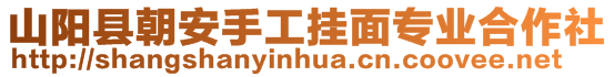 山陽(yáng)縣朝安手工掛面專(zhuān)業(yè)合作社