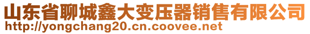 山東省聊城鑫大變壓器銷售有限公司