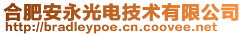 合肥安永光电技术有限公司