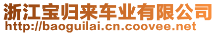 浙江寶歸來車業有限公司