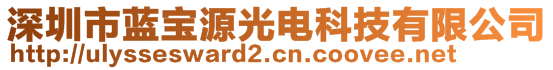 深圳市藍(lán)寶源光電科技有限公司