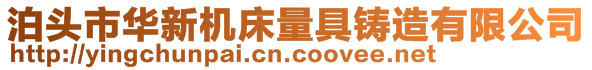 泊頭市華新機(jī)床量具鑄造有限公司