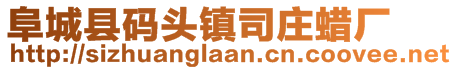 阜城縣碼頭鎮司莊蠟廠