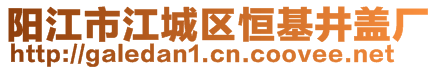 阳江市江城区恒基井盖厂