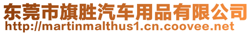 東莞市旗勝汽車用品有限公司