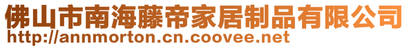 佛山市南海藤帝家居制品有限公司